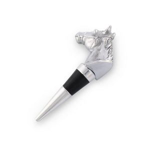 Arthur Court Equestrian Bottle Stopper - Horse Head