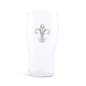 Arthur Court Fleur De Lis Fleur de Lis Beer Pint Glasses - Set of 4