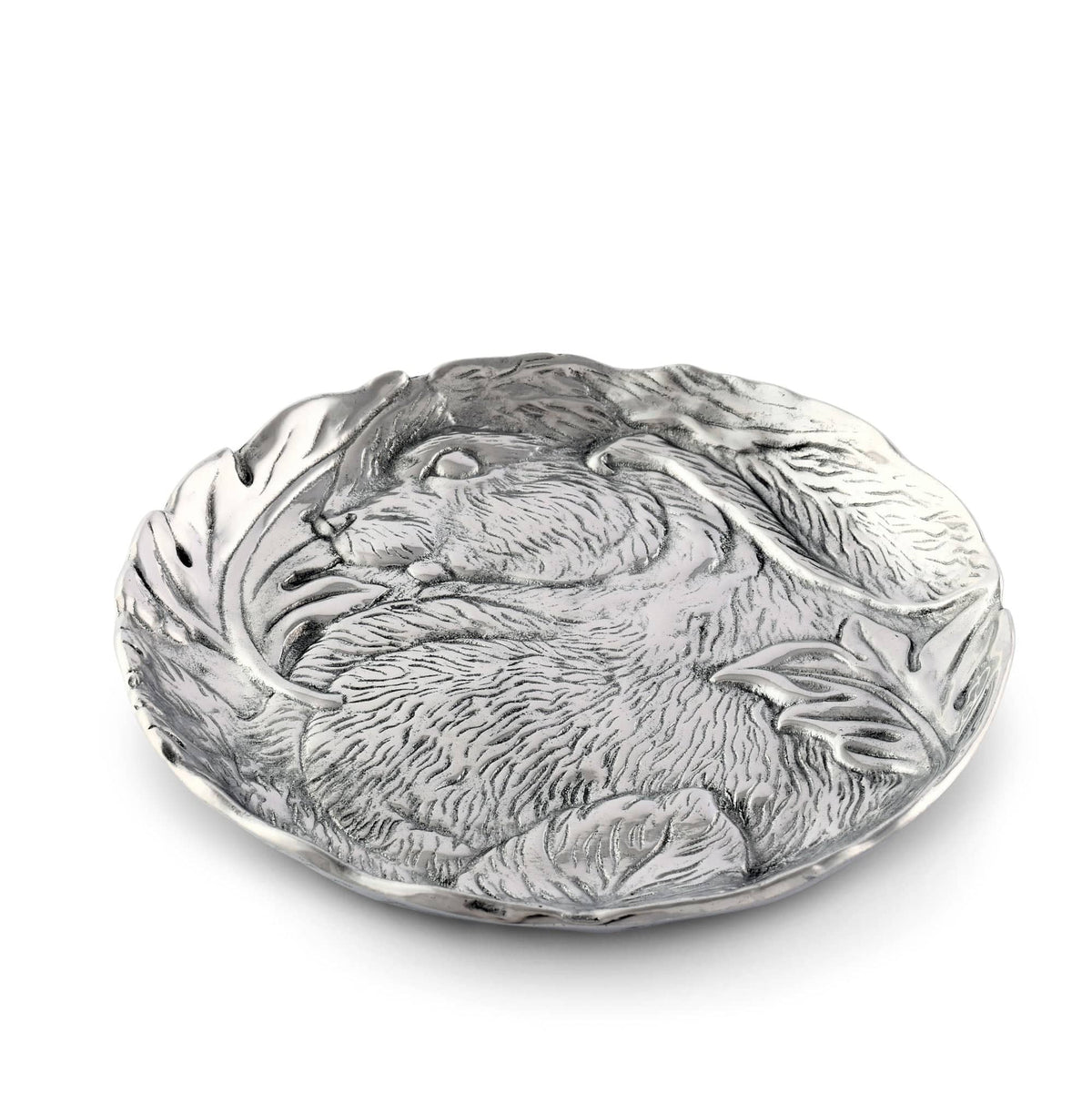 LRG Arthur Court Pewter Bunny Platter store