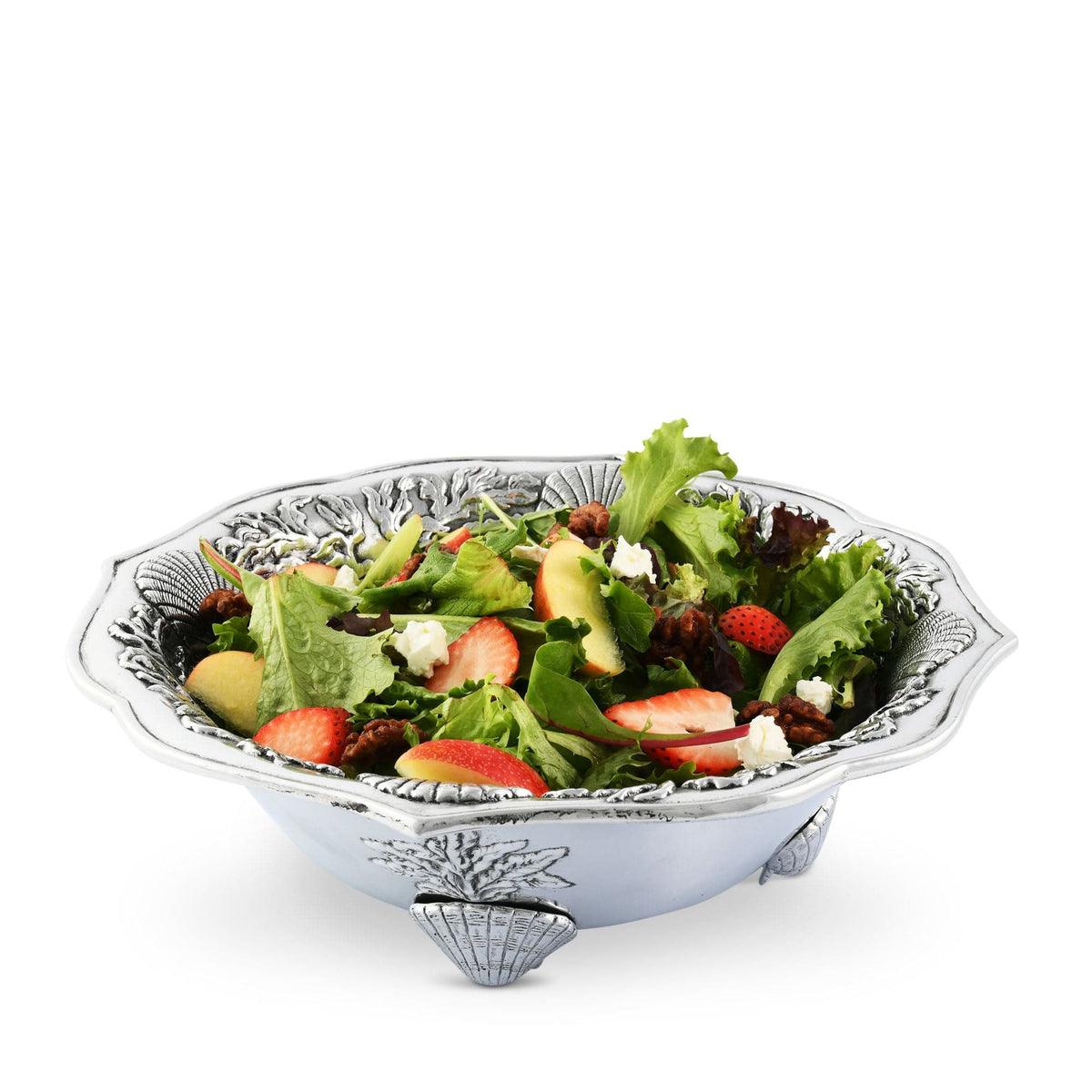 Arthur Court outlet Designs Aluminum oblong shell bowl