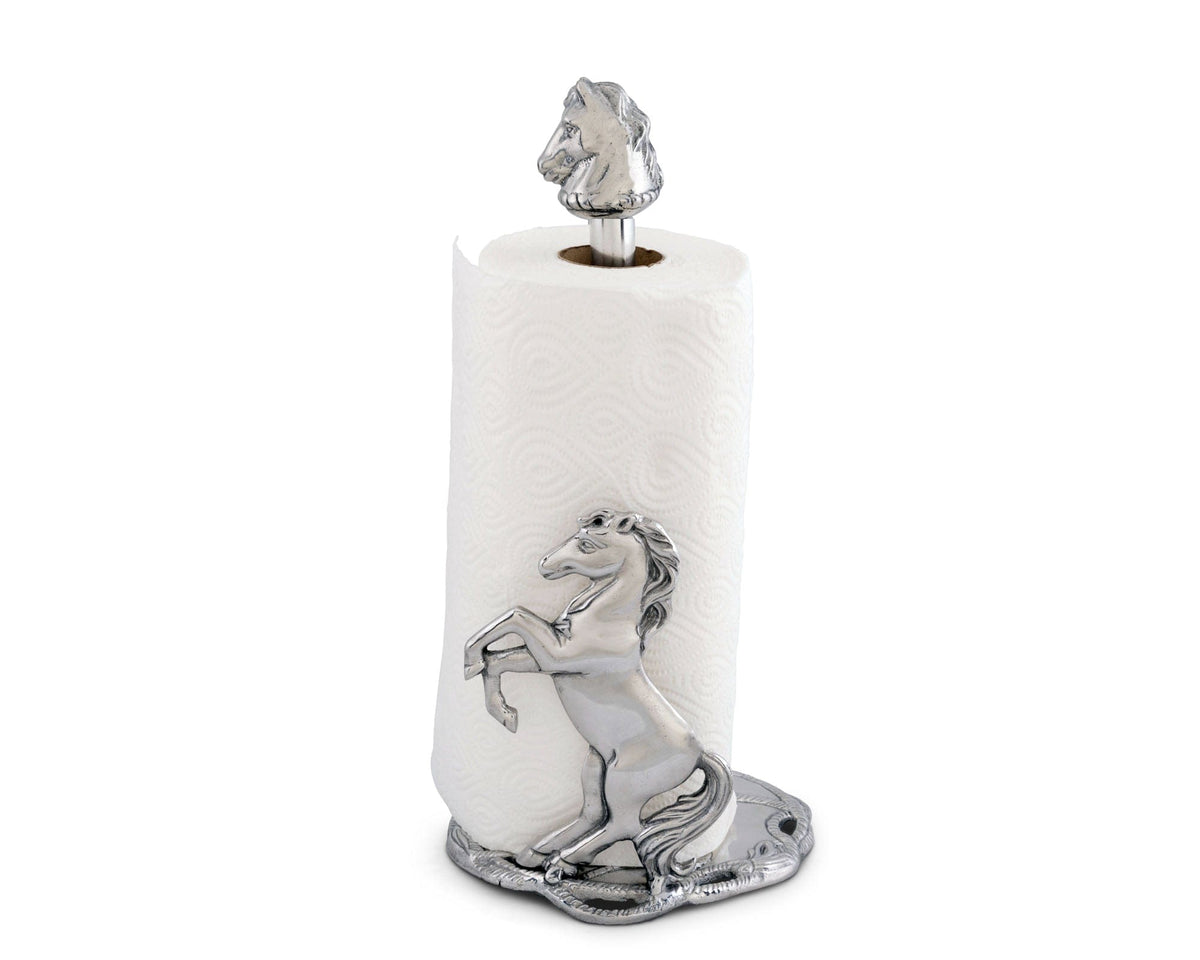 Barn Door Mango Wood Paper Towel Holder - Equine Luxuries