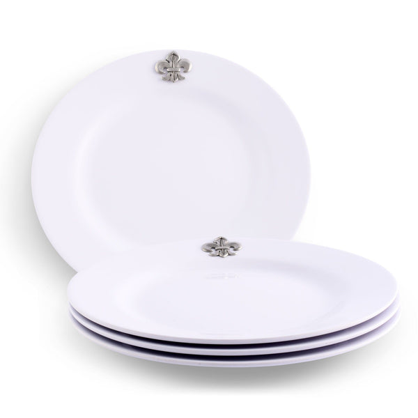 Fleur de lis outlet dinner plates