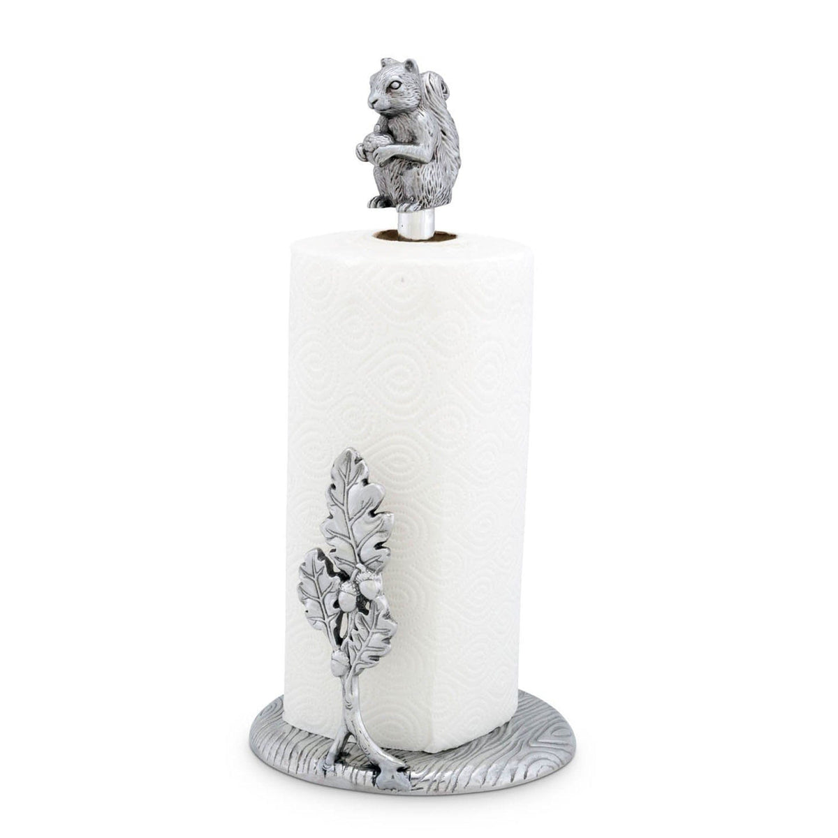 Cat Vs. Crow - Paper Towel Holder - Gray ⋆ Artori Design